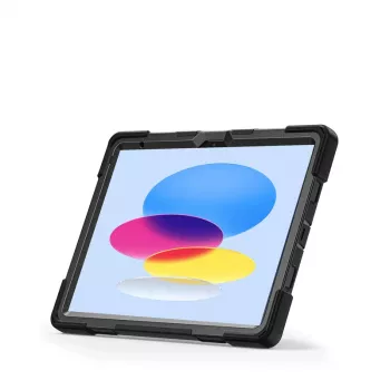 Capa Crong Defender Plus para iPad 11 A16 (2025) / 10,9 polegadas (2022) preto