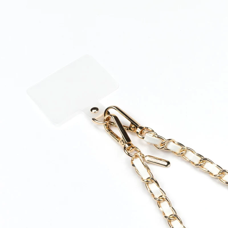 Cordão telefone cruzado Crong - alça para telefone (White Twist)
