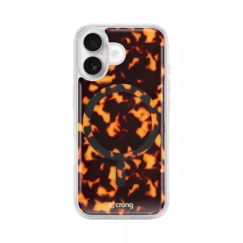 Crong Deluxe MAG Cover - Capa para iPhone 17 MagSafe (Tartaruga)