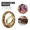 Crong Deluxe RING Holder - suporte magnético em anel para telefone para MagSafe (tartaruga)