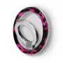 Crong Deluxe RING Holder - suporte magnético em anel para telefone MagSafe (Pink Tortoise)