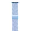 Crong Wave Band Solo Loop de nylon entrançado para Apple Watch 38/40/41/42 mm azul