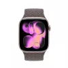 Crong Wave Band bracelete de nylon entrançado para Apple Watch 38/40/41/42 mm castanho