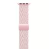 Crong Wave Band Solo Loop de nylon entrançado para Apple Watch 38/40/41/42 mm rosa