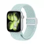 Crong Wave Band bracelete de tecido entrançado para Apple Watch 38/40/41/42 mm (menta)