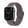 Crong Wave Band - bracelete entrançado para Apple Watch 44/45/46/49 mm (castanho)