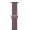 Crong Wave Band - bracelete entrançado para Apple Watch 44/45/46/49 mm (castanho)