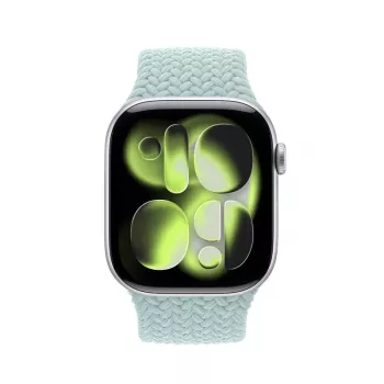 Crong Wave Band Braided Solo Loop para Apple Watch 44/45/46/49 mm (Mint)
