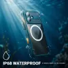 Crong Seal Cover capa impermeável IP68 para Apple iPhone 17 Pro (azul-marinho)