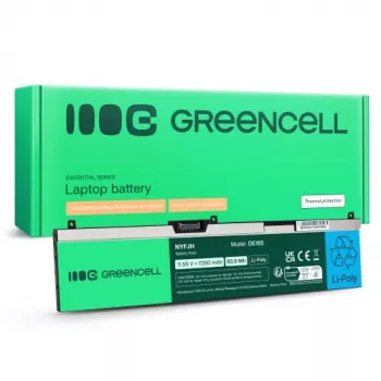Greencell NYFJH-6C Bateria de portátil para Dell Precision 15 7530 7540 7740, 97Wh, 11,4V, 8500mAh, preto