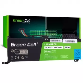 Green Cell L19M4PC0 Bateria para Lenovo Legion 5/5P/7, 60Wh, 15,36V, 3900mAh, 4 células, Li-Ion, preto