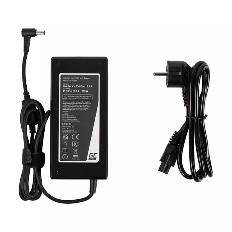 Green Cell PRO 19.5V 11.8A 230W Fonte de alimentação para portátil Asus ROG Strix G531GU