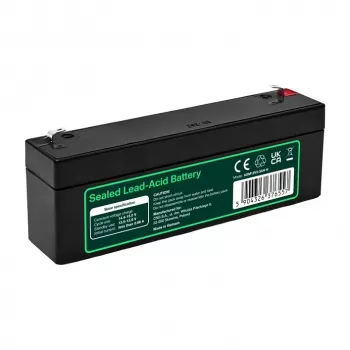 Greencell AGM VRLA 12V 2,5Ah Bateria sem manutenção para caixas registadoras, brinquedo (178x36x66mm)