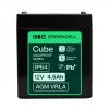 Greencell AGM VRLA 12V 4,5Ah Bateria sem manutenção para caixas registadoras, brinquedo, câmaras (90x70x106mm)