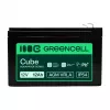 Greencell AGM VRLA 12V 12Ah Bateria sem manutenção para caixas registadoras, brinquedo, câmaras (151x98,5x95mm)