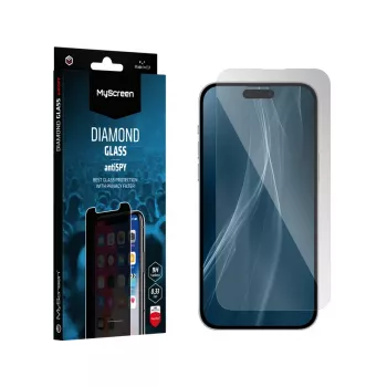MyScreen Diamond Glass AntiSPY protetor de ecrã de privacidade para Apple iPhone 17 Pro Max
