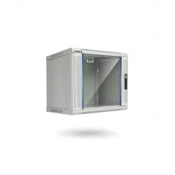 RACKTEL RL-6609WR-G Armário de rede de parede 9U 600x600mm, cinzento (RAL 7035)