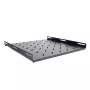 RACKTEL RL-P800S Prateleira fixa para rack 19 polegadas 1U profundidade 800mm capacidade de carga 80kg preto