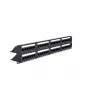 RACKTEL RL-PP4885E Patch panel Cat.5e UTP 48 portas 2U 19 polegadas preto