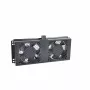RACKTEL RL-WE602 Painel de ventoinhas para rack 19 polegadas 1U com 2 ventoinhas axiais, 230V AC, preto