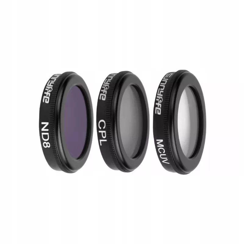 SUNNYLIFE Conjunto de filtros ND4 ND8 ND16 para DJI Mavic 2 Zoom