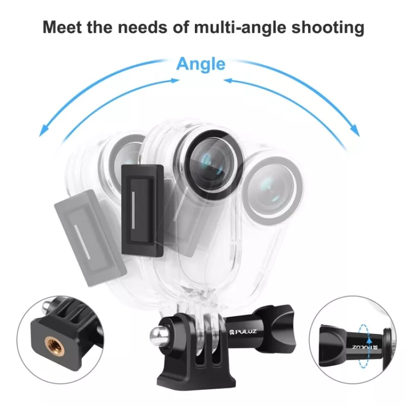 PULUZ Carcaça subaquática à prova de água para Insta360 GO 2 / PU556T