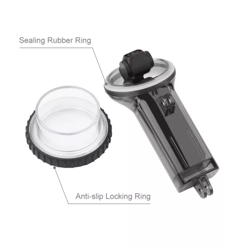 PULUZ Carcaça subaquática à prova de água para DJI Osmo Pocket 2 / PU570B