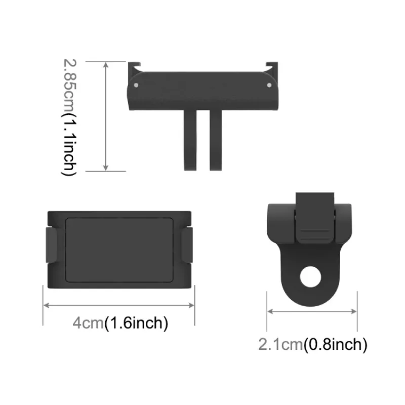 Suporte magnético PULUZ PU576B para DJI Action 2 e GoPro