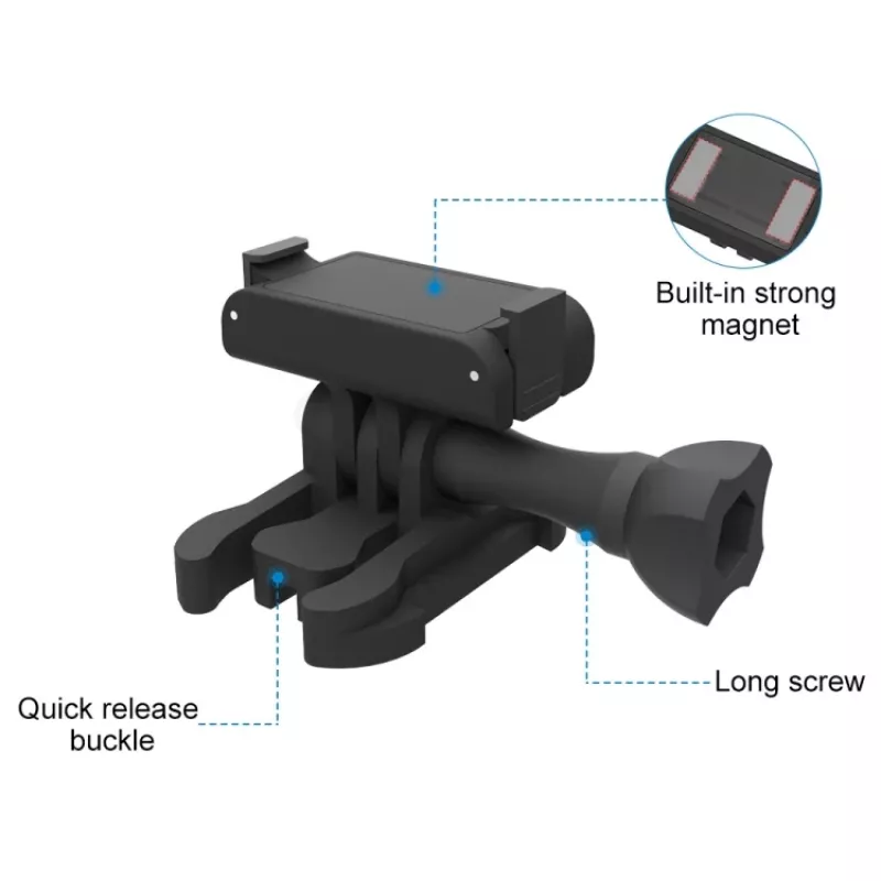 Suporte magnético PULUZ PU576B para DJI Action 2 e GoPro