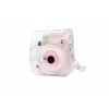 LOVEINSTANT Capa de proteção para Fujifilm Instax Mini 11 - transparente com lantejoulas rosa