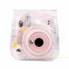 LOVEINSTANT Capa de proteção para Fujifilm Instax Mini 11 - transparente com lantejoulas rosa