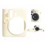 Capa de proteção em silicone LOVEINSTANT para Fujifilm Instax Mini 41 - Branco/Bege