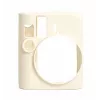 Capa de proteção em silicone LOVEINSTANT para Fujifilm Instax Mini 41 - Branco/Bege