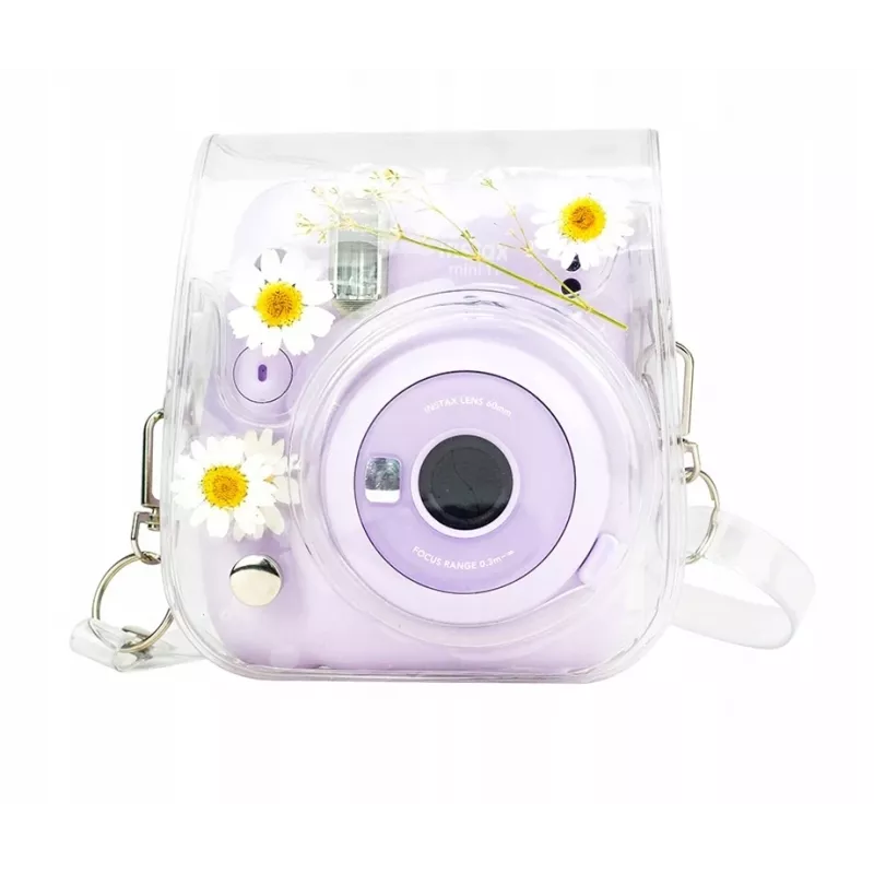 Conjunto de acessórios LOVEINSTANT 8 em 1 para Fujifilm Instax Mini 11 - Design: Camomila seca