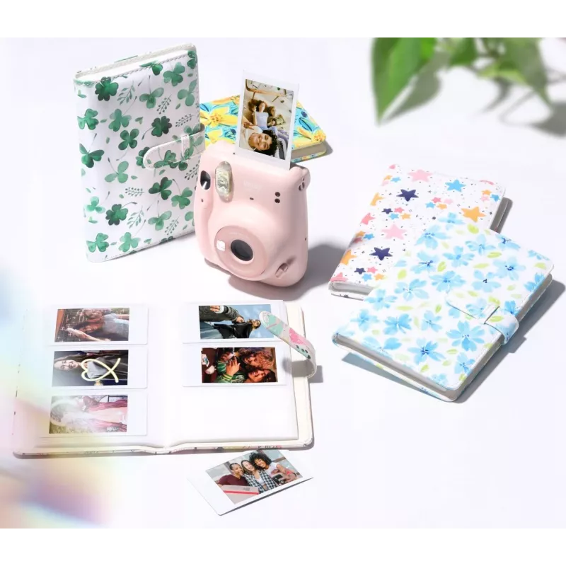 LOVEINSTANT álbum de fotografias para Fujifilm Instax Mini, 96 fotos, verde trevo