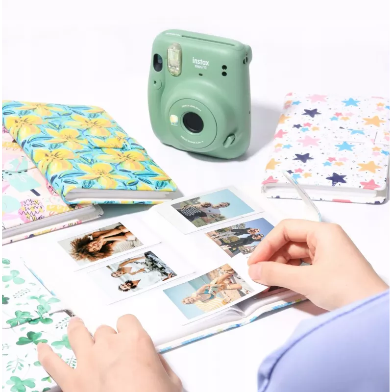 LOVEINSTANT álbum de fotografias para Fujifilm Instax Mini, 96 fotos, verde trevo