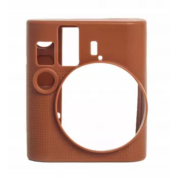 LOVEINSTANT capa de proteção de silicone para Fujifilm Instax Mini 41 - castanho