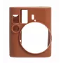 LOVEINSTANT capa de proteção de silicone para Fujifilm Instax Mini 41 - castanho