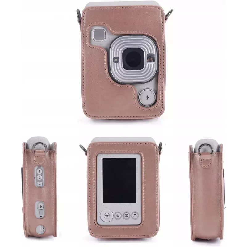 LOVEINSTANT capa de proteção para Fujifilm Instax Mini LiPlay - rosa brilhante