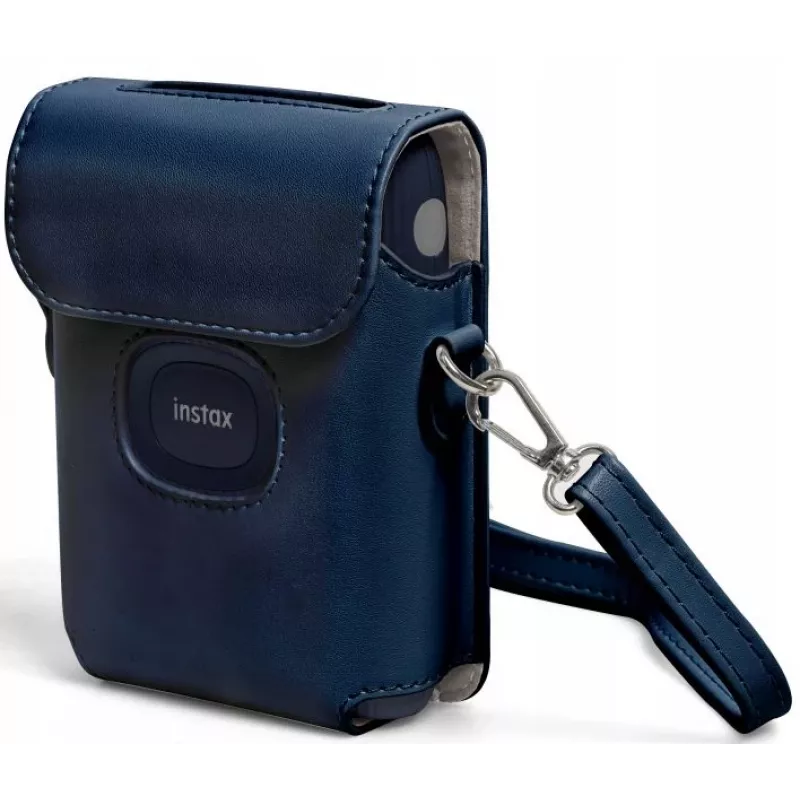 LOVEINSTANT capa de proteção rígida para Fujifilm Instax Mini Link 2 - azul-marinho
