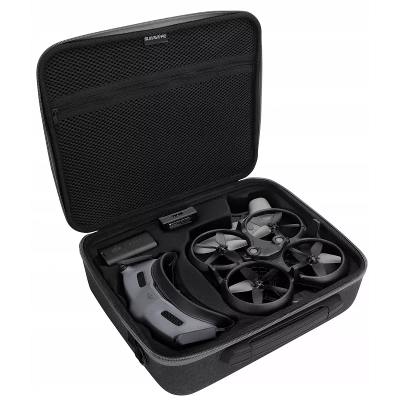 SUNNYLIFE mala de transporte rígida para DJI Avata, Goggles 2 e controlador - preto