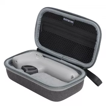 SUNNYLIFE capa de proteção para DJI Motion Controller - bolsa semirrígida de couro PU e EVA (preto)