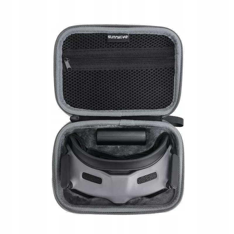 SUNNYLIFE bolsa de proteção para DJI Goggles 2 - cinzento/preto, concha rígida de espuma EVA