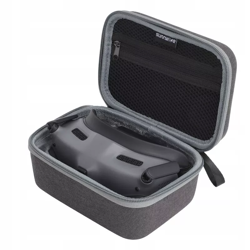 SUNNYLIFE bolsa de proteção para DJI Goggles 2 - cinzento/preto, concha rígida de espuma EVA
