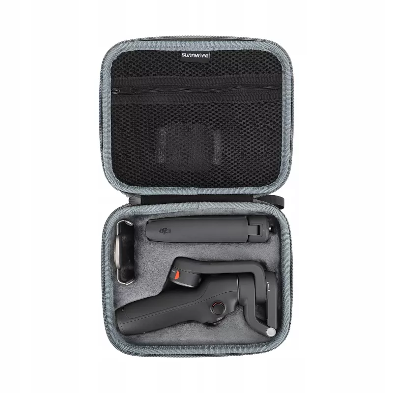 SUNNYLIFE bolsa de transporte rígida para DJI Osmo Mobile 6, náilon EVA, à prova de choques, à prova de pó, resistente a salpicos, preto