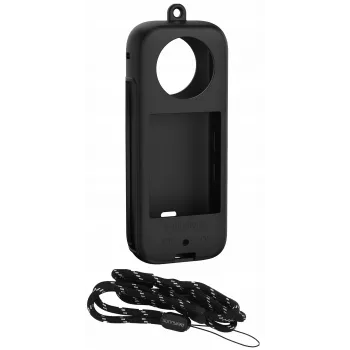 SUNNYLIFE capa de proteção em silicone para Insta360 X3 - preto