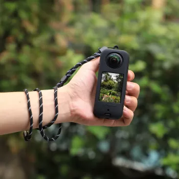 SUNNYLIFE capa de proteção em silicone para Insta360 X3 - preto