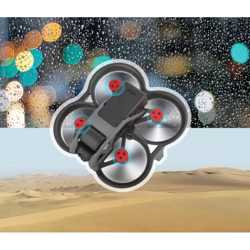 SUNNYLIFE 4x tampas de proteção do motor para drone DJI Avata - conjunto de plástico ABS preto AT-MD475-D
