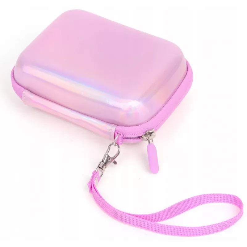LOVEINSTANT estojo capa para Instax Mini Evo / Mini LiPlay / Mini Link - rosa brilhante