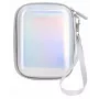 LOVEINSTANT capa de couro PU brilhante prateado para Fujifilm Instax Mini Evo / Mini Liplay / Mini Link